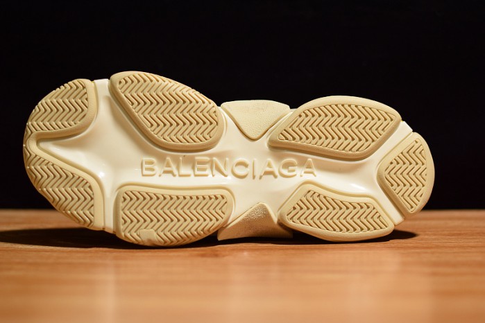 BALENCIAGA TRIPLE S W06E1-1000 BEIGE/GREEN-YELLOW