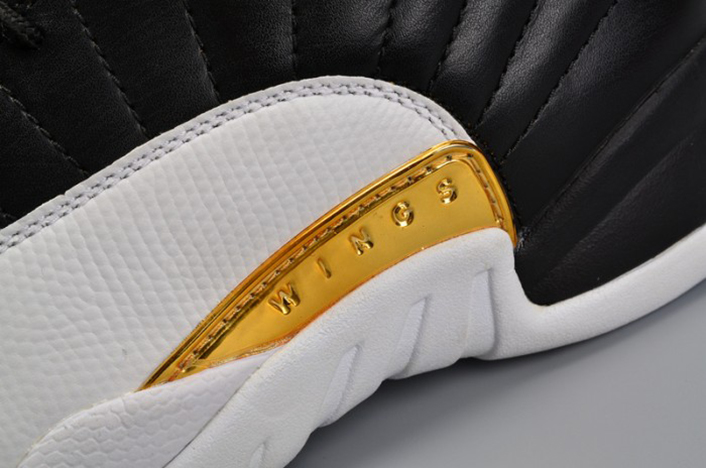 AIR JORDAN 12 RETRO "WINGS" black/ metallic gold-white mens 848692-033