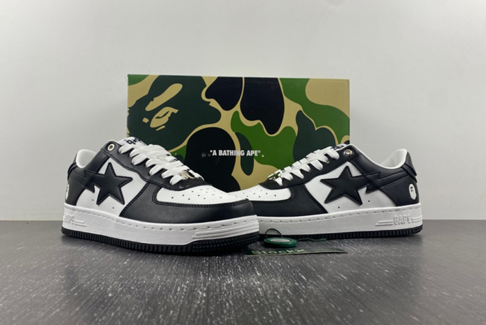 A Bathing Ape Bape Sta Low Black