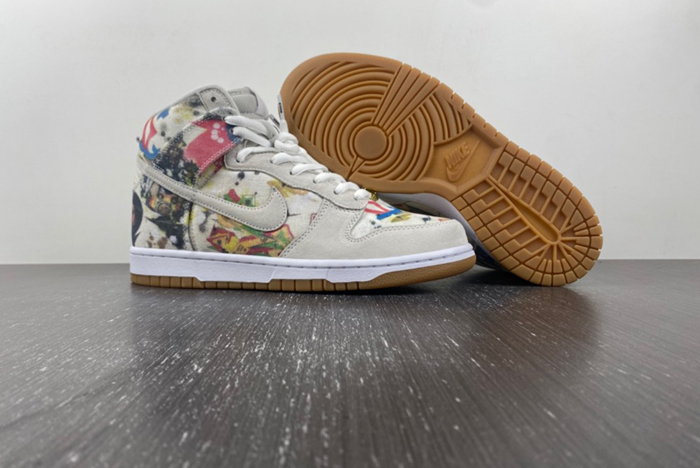 Sup x Nike SB Dunk High  Rammellzee FD8779-100