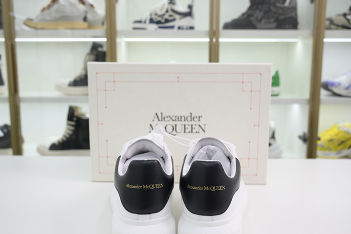 ALEXANDER MCQUEEN SOLE SNEAKERS 462214-WHGP7-9374-LEATHER BLACK