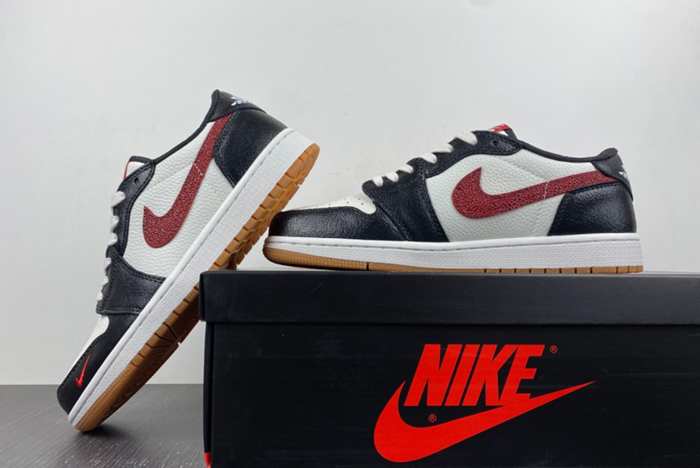 Air Jordan 1 Low AJ1 Black White Red DZ0798-108
