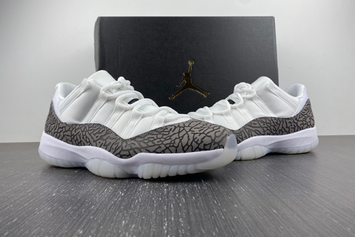 Air Jordan 11 Low Black Elephant AV2187-140