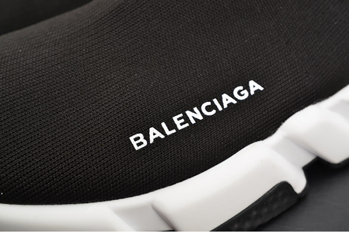 Balenciaga Stretch Mesh High Top Sneaker Black White 454485 W05G0