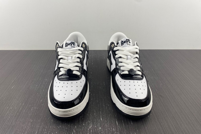 A Bathing Ape Bape Sta PATENT BLACK