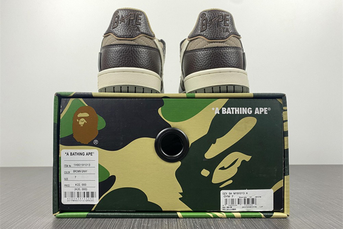 A Bathing Ape Bape Sta BROWN GREY