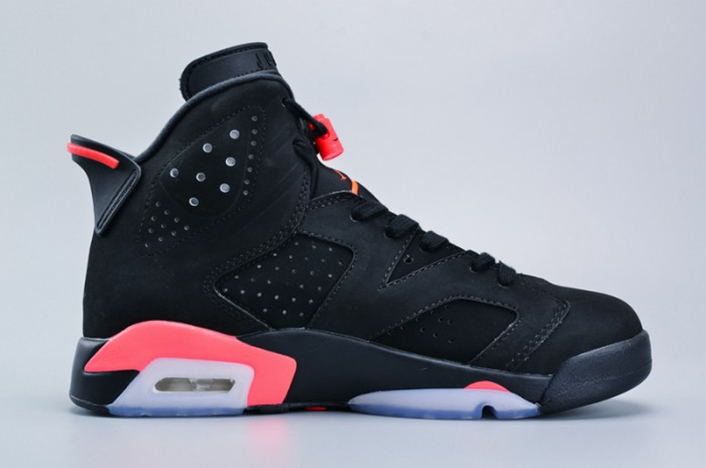 AIR JORDAN 6 RETRO "INFRARED 2014" black mens 384664-023