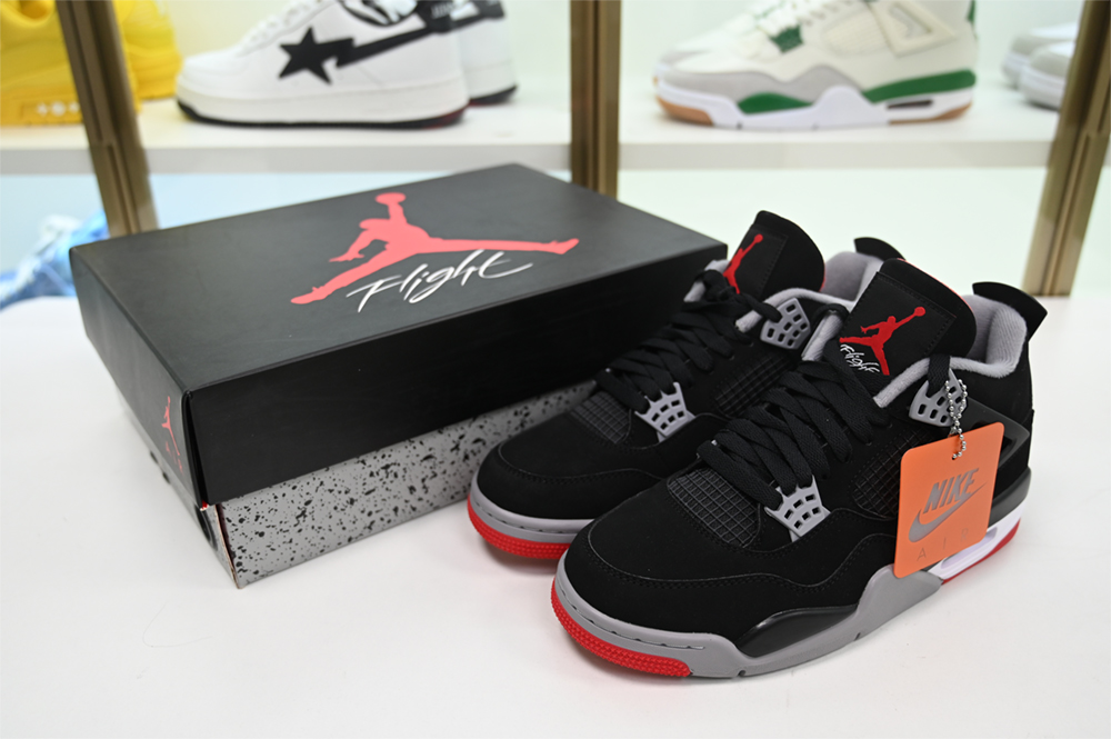 Jordan 4 Bred/ Black Cement (2019) - 308497-060