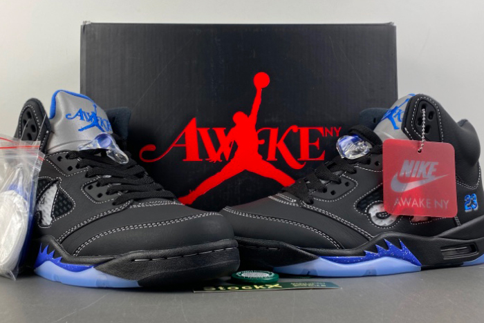 Awake NY x Air Jordan 5 Racer Blue DV4982-004