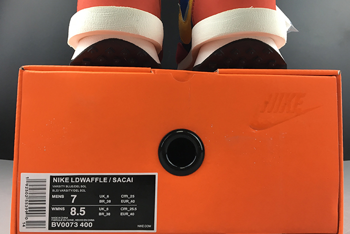 NIKE LD WAFFLE SACAI BLUE MULTI - BV0073-400