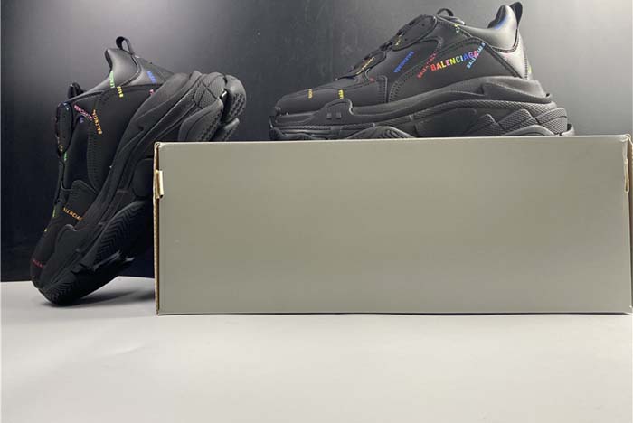 Balenciaga Triple S BLACK LETTER COLORFUL W2FA1 1210