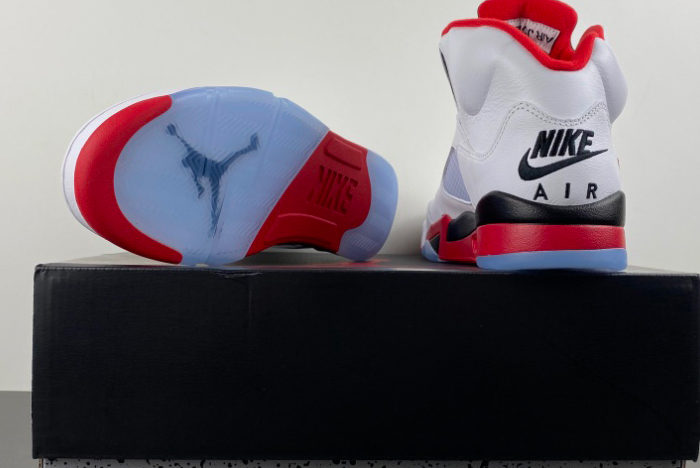 Air Jordan 5 Fire Red Black Tongue HQ7978-101