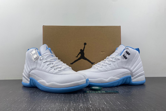 Jordan 12 Retro White University Blue 308243-142