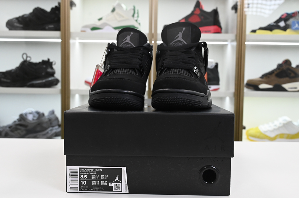 Air Jordan 4 “Black Cat” CU1110-010