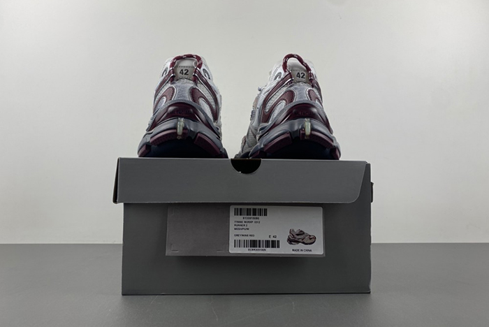 Balenciaga 7.5-2 gray wine red 779066 W3RBXP 0312