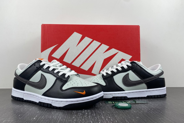 Nike Dunk Low Black Grey Orange FN7808-001