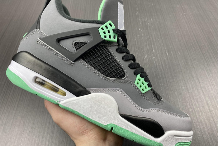 Air Jordan 4 Retro Green Glow 308497-033