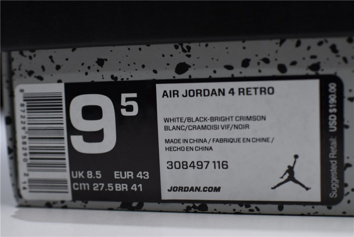 Air Jordan 4 Hot Lava 308497-116