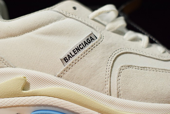 Balenciaga Triple S White Suede 500597 W0971 9000
