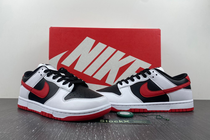 Nike Dunk Low Retro White Black University Red FD9762-061