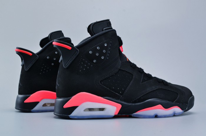 AIR JORDAN 6 RETRO "INFRARED 2014" black mens 384664-023