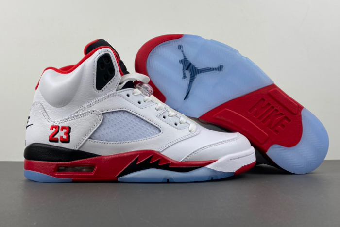 Air Jordan 5 Fire Red Black Tongue HQ7978-101
