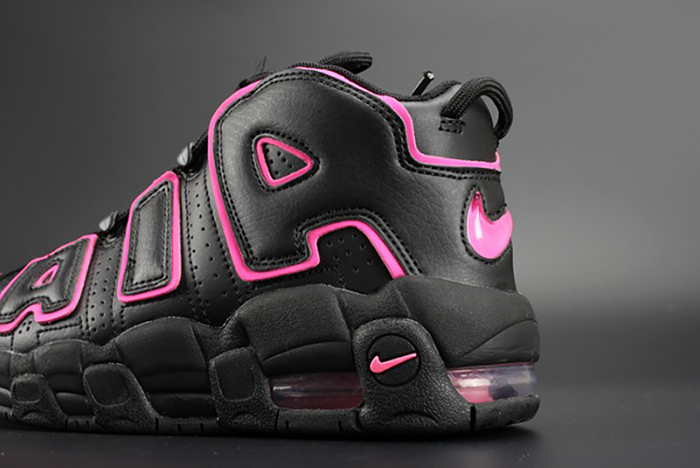 Nike Air More Uptempo GS "Hyper Pink" black/ pink womens 415082-003