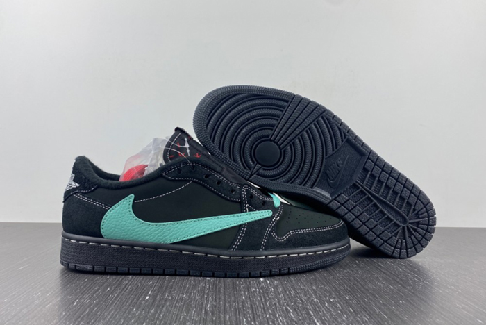Travis Scott Air Jordan 1 Low Tiffany Phantom Custom DM7866-311