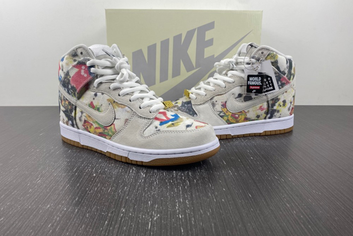 Sup x Nike SB Dunk High  Rammellzee FD8779-100
