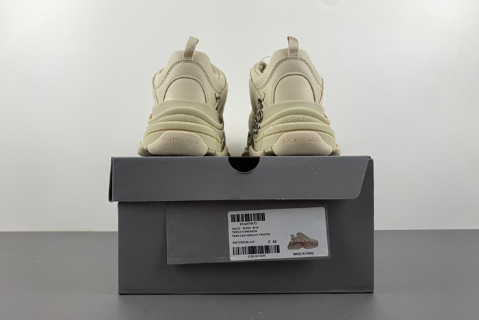 BALENCIAGA CREAM ‘TRIPLES’ SNEAKERS sail 536737 W2FAY 9016