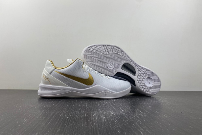 Nike Kobe 8 Protro White Metallic Gold FV6325-100