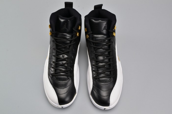 AIR JORDAN 12 RETRO "WINGS" black/ metallic gold-white mens 848692-033