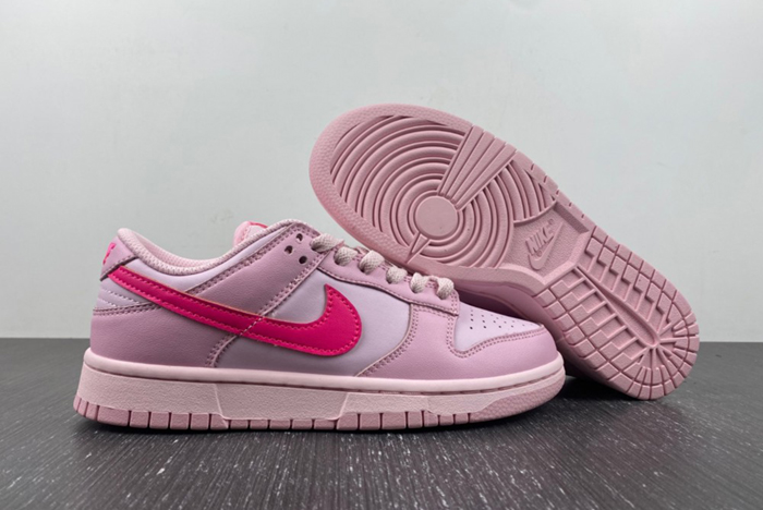 Nike Dunk Low Triple Pink (GS) - DH9765-600