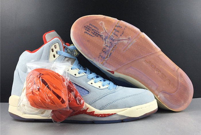 JORDAN 5 RETRO TROPHY ROOM ICE BLUE - CI1899-400