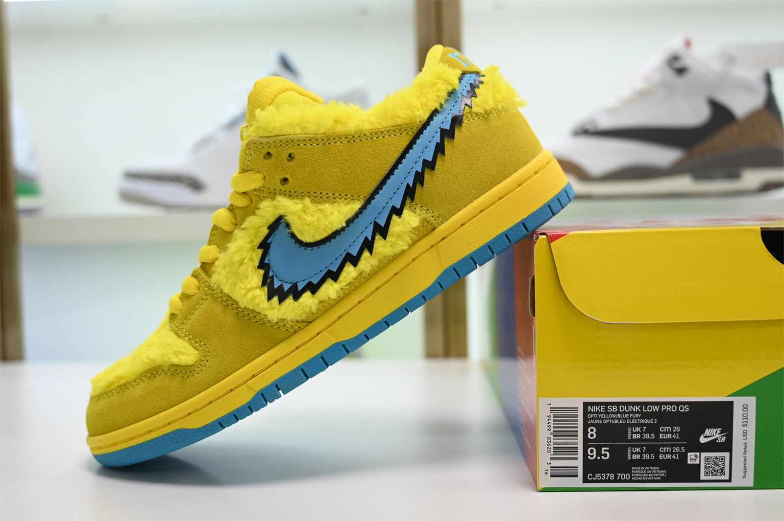 Grateful Dead x Nike SB Dunk Low“ Yellow Bear” CJ5378-700