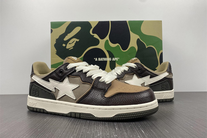 A Bathing Ape Bape Sta BROWN GREY