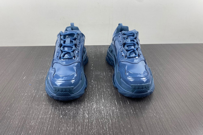 Balenciaga Triple S Rubber Sneaker in Blue 734954 W2PAA 4000