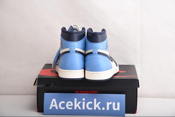 AIR JORDAN 1 OBSIDIAN UNIVERSITY BLUE 555088-140