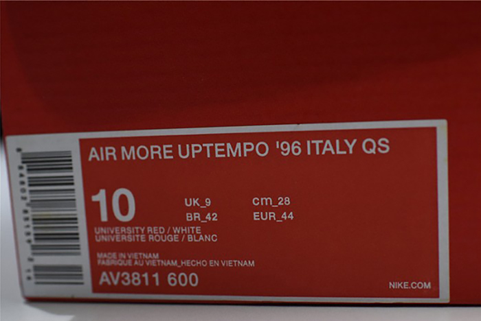 Nike Air More Uptempo Italy AV3811-600