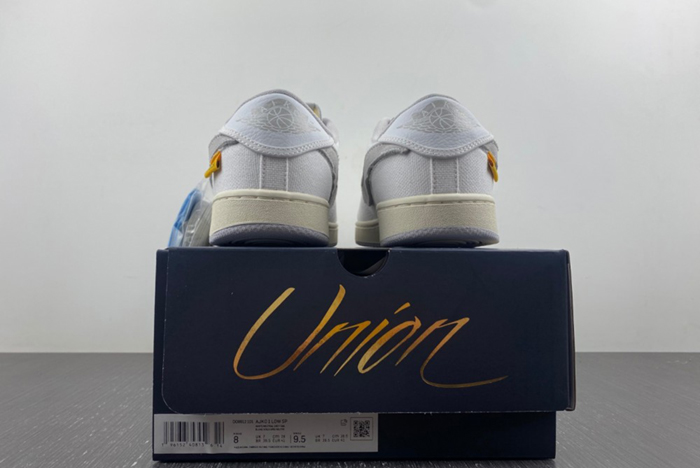 Jordan 1 Retro AJKO Low SP Union White Canvas  DO8912-101