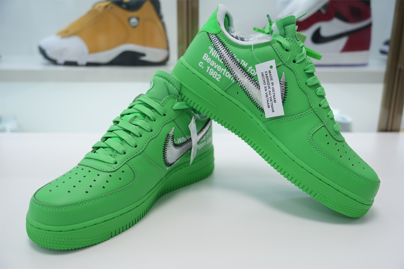 Off-White  x Nike Air force 1 Low Green DX1419-300