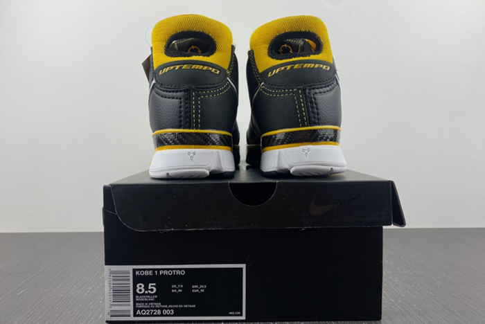 Nike Kobe 1 Protro Black MaizeAQ2728-003