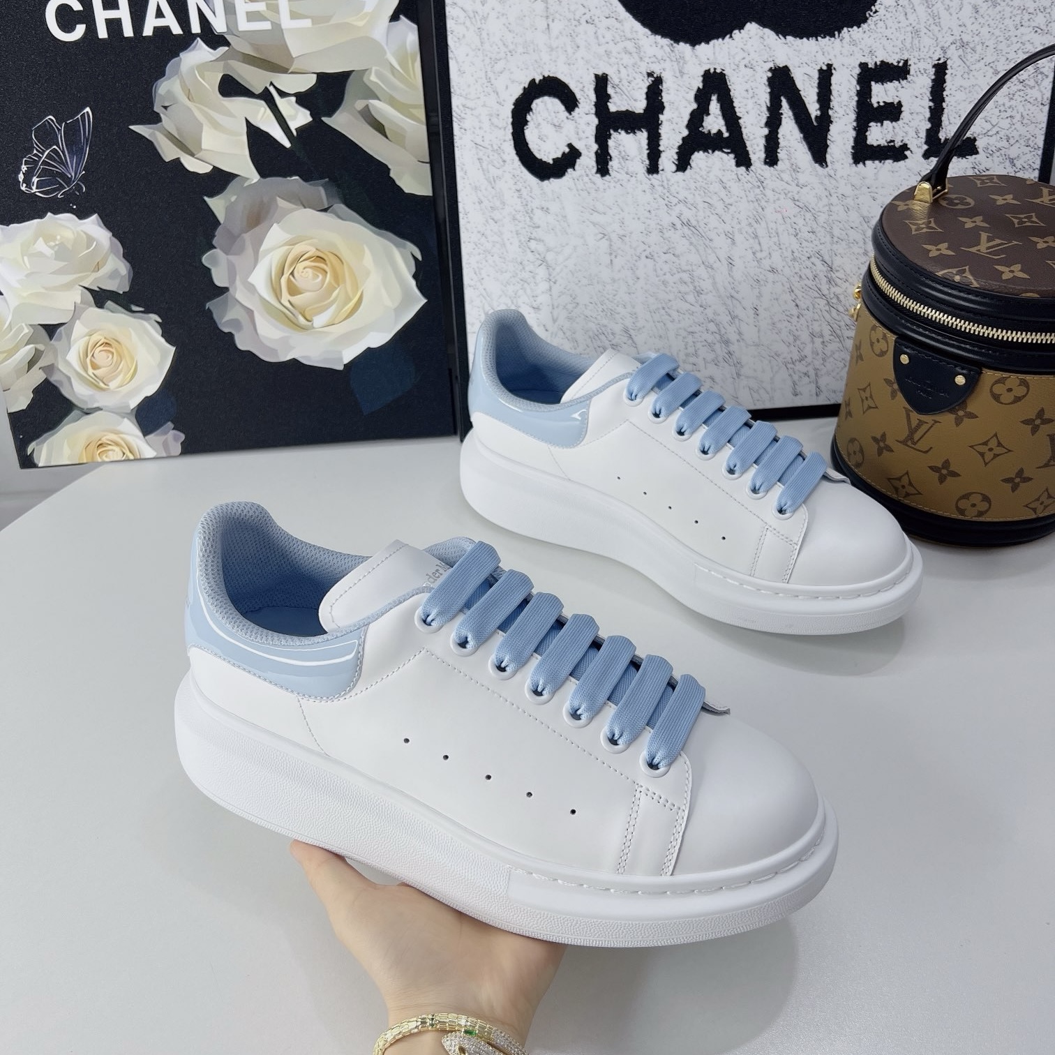 Alexander McQueen jelly blue