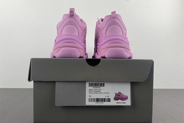 BALENCIAGA SNEAKER PINK TRIPLE 524039 W1FC3 9023