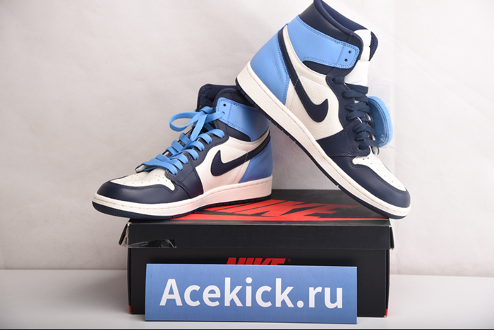 AIR JORDAN 1 OBSIDIAN UNIVERSITY BLUE 555088-140