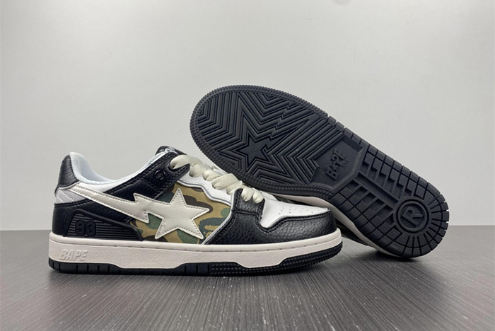 A Bathing Ape Bape SK8 Sta Black