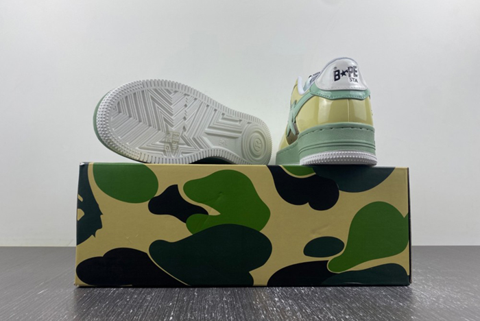 A Bathing Ape Bape Sta Nostalgic Yellow Green