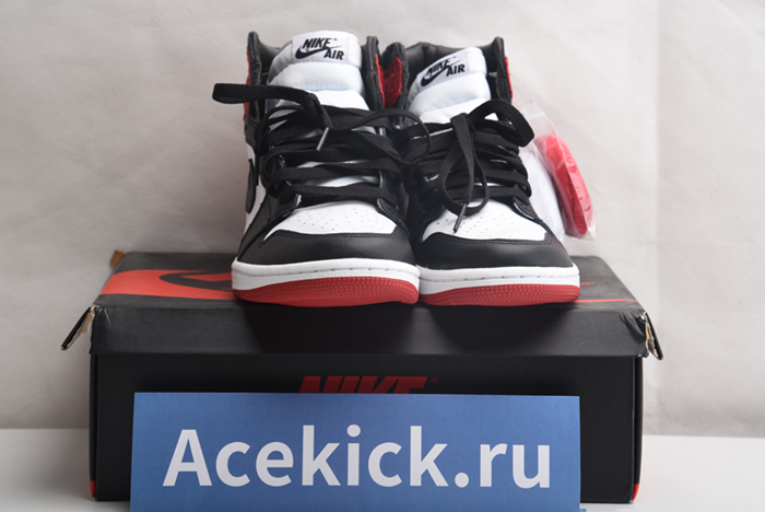 JORDAN 1 RETRO HIGH SATIN BLACK TOE - CD0461-016