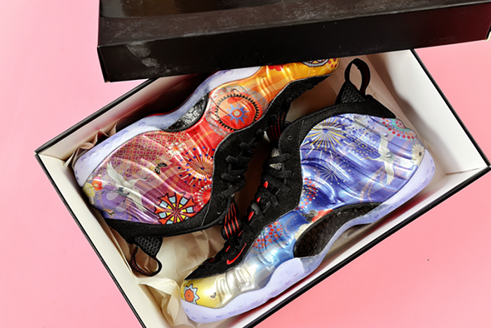 NIKE AIR FOAMPOSITE ONE LNY QS "LUNAR NEW YEAR 2018" AO7541-006