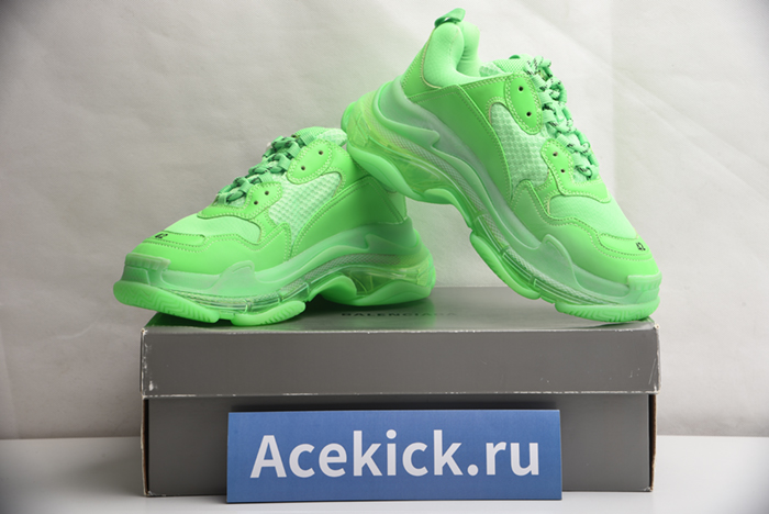 BALENCIAGA TRIPLE S NEON GREEN - 541624 W09OL 3801